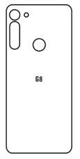 Hidrogél - hátsó védőfólia - Motorola Moto G8