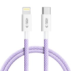 Kábel Tech-Protect Ultraboost Lite Lightning Cable PD27W/3A 100cm Mauve