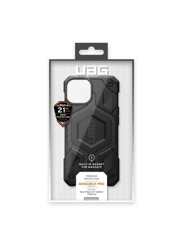 Kryt ( Uag ) Urban Armor Gear Monarch Case iPhone 14 Plus s MagSafe Carbon Fiber