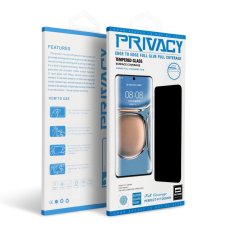 OG 6D Premium Privacy Xiaomi Redmi Note 14 Pro 4G / Redmi Note 14 Pro 5G képernyővédő edzett üveg Black