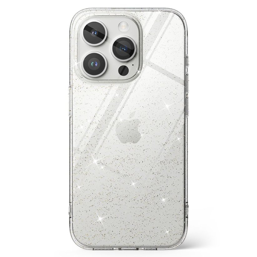 Kryt Ringke Air iPhone 15 Pro Glitter Clear