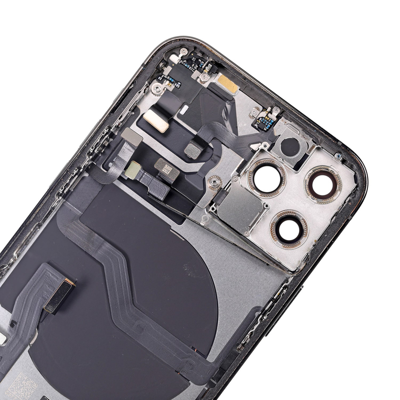 Apple iPhone 12 Pro Max - Zadný housing s predinštalovanými dielmi (Graphite)