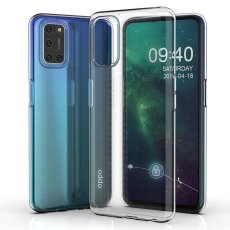 Transparentný silikónový kryt s hrúbkou 0,5mm  - OPPO A72  priesvitný