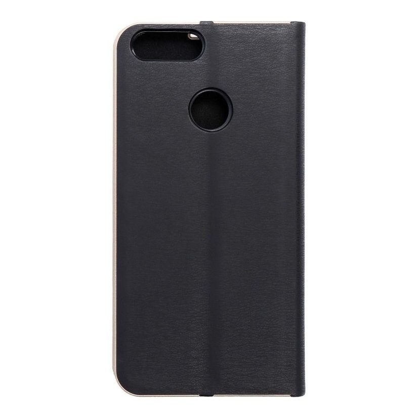 Kryt Luna Book Gold Huawei P Smart Black