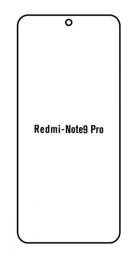 Hydrogel - ochranná fólia - Xiaomi Redmi Note 9 Pro
