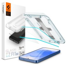 2ks v balení, set ochranných skiel Spigen Glas.Tr ”Ez Fit” 2-Pack Samsung Galaxy S24 / S25 Clear