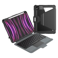 Nillkin Bumper Link Keyboard Case tok (háttérvilágításos verzió) iPad Pro 11 2024 Black