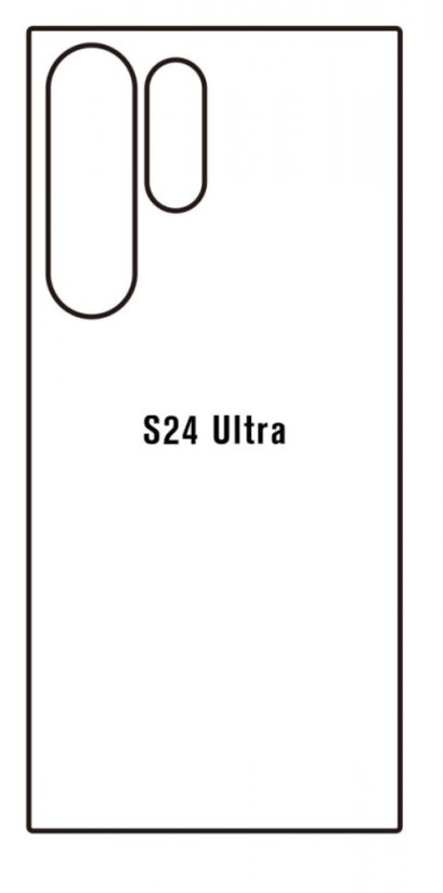 Hydrogel - zadná ochranná fólia - Samsung Galaxy S24 Ultra - Typ folie: priesvitná