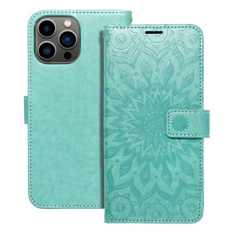 Kryt Mezzo Book Case iPhone 13 Pro Max Mandala Green