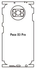 Hydrogel - zadná ochranná fólia - Xiaomi Poco X3 Pro