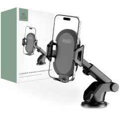 Držiak do auta Tech-Protect V1 Universal Windshield & Dashboard Car Mount Black