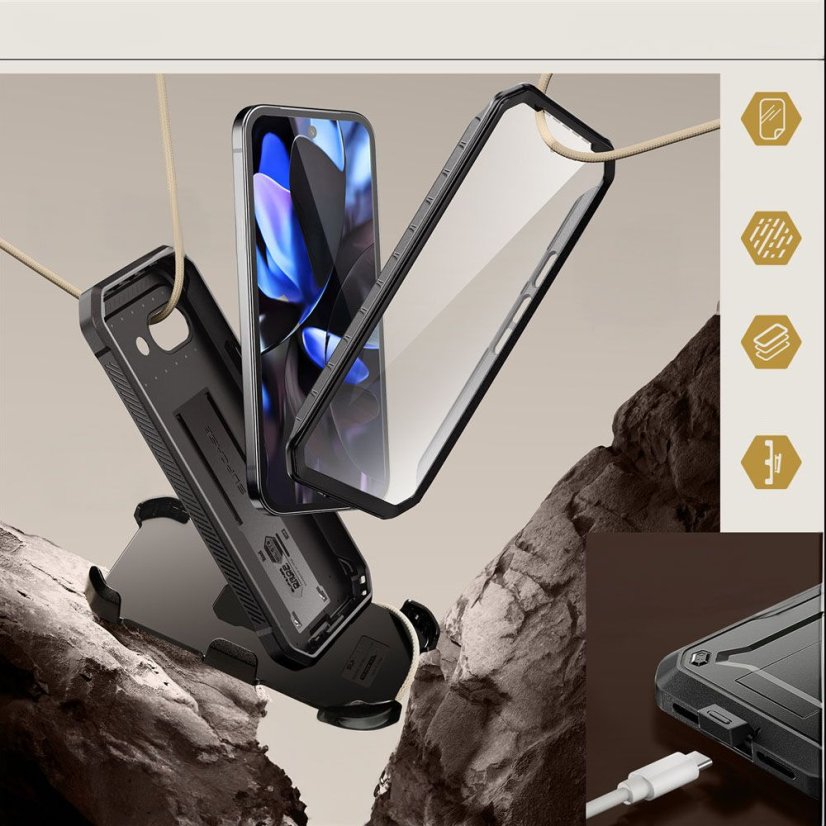 Kryt Supcase Unicorn Beetle Pro Google Pixel 9A Black