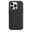 iPhone 15 Pro Silicone Case s MagSafe - Black design (čierny)