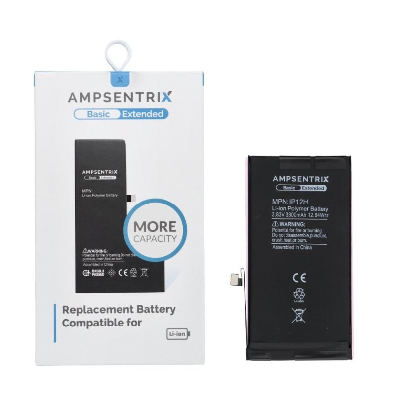 Akkumulátor Ampsentrix Basic Battery iPhone 12 / 12 Pro (High Capacity 3300 mAh)