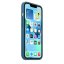 iPhone 13 szilikon tok MagSafe készülékkel - Blue Jay design (kék)