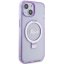 Kryt Original Faceplate Case Guess Guhmp15Shrsgsu iPhone 15 (s MagSafe / Glitter Script Logo / Ring Stand / Purple)