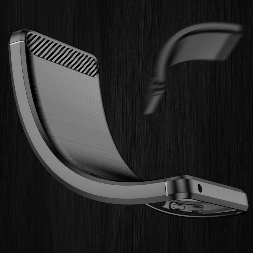 Kryt Tech-Protect TPUcarbon Motorola Moto G22 / E32 / E32S black