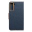 Kryt Canvas Book Case Samsung Galaxy S21 FE Navy Blue