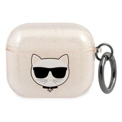 Kryt Karl Lagerfeld Case Apple Airpods 3 Kla3Uchgd Gold + Glitter Kryt Karl Lagerfeld Case Apple Airpods 3 Kla3Uchgd Gold + Glitter