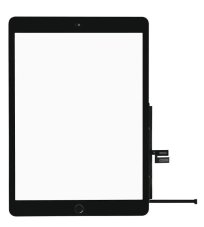 Apple iPad 9 (10.2) 2021 - dotyková plocha, sklo (digitizér) + domovské tlačítko - černý barva