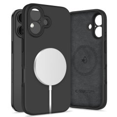Kryt Tech-Protect Liquid Silicone Magsafe iPhone 16 Black Kryt Tech-Protect Liquid Silicone Magsafe iPhone 16 Black
