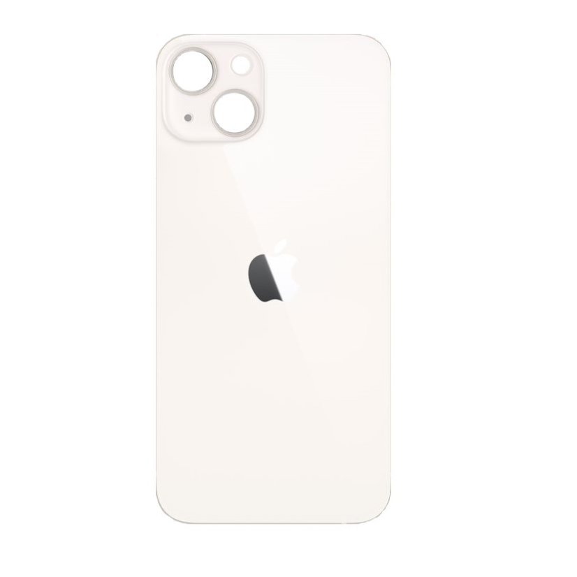 Apple iPhone 14 Plus - Sklo zadného housingu so zväčšeným otvorom na kameru - Starlight