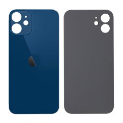Apple iPhone 12 mini - Sklo zadného housingu so zväčšeným otvorom na kameru (Blue)