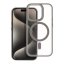 Kryt Matte Mag Cover Case s MagSafe iPhone 15 Pro Titanium