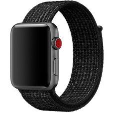 Nylonový remienok pre Apple Watch (38/40/41mm) Black White Nylonový remienok pre Apple Watch (38/40/41mm) Black White