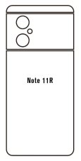 Hydrogel - zadná ochranná fólia - Xiaomi Redmi Note 11R