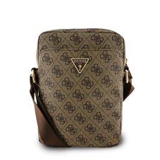 Guess PU 4G Triangle Logo Taška 8" Brown