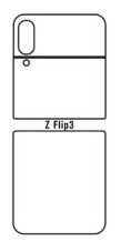 Hydrogel - zadná ochranná fólia - Samsung Galaxy Z Flip 3 5G