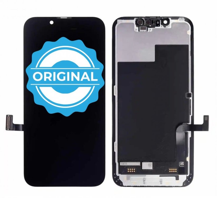 MULTIPACK - Original OLED displej iPhone 14 Pro Max + lepka pod displej + 3D ochranné sklo + sada náradia