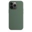 iPhone 13 Pro Max Silicone Case s MagSafe - Eucalyptus design (zelený)