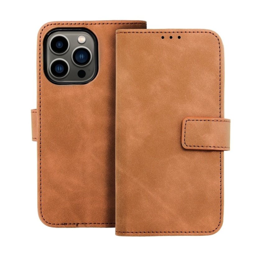 Kryt Tender Book Case iPhone 13 Pro Max Brown