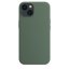 iPhone 13 mini Silicone Case s MagSafe - Eucalyptus design (zelený)
