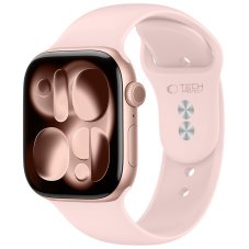 Řemínek Tech-Protect Silicone pro Apple Watch 8 / 9 / 10 / 11 / SE (40 / 41 / 42 mm) Light Pink