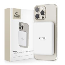 Externá batéria Tech-Protect Pb10 Lifemag Magsafe Power Bank 5000Mah White Externá batéria Tech-Protect Pb10 Lifemag Magsafe Power Bank 5000Mah White