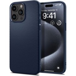 Kryt Spigen Liquid Air iPhone 15 Pro Navy Blue