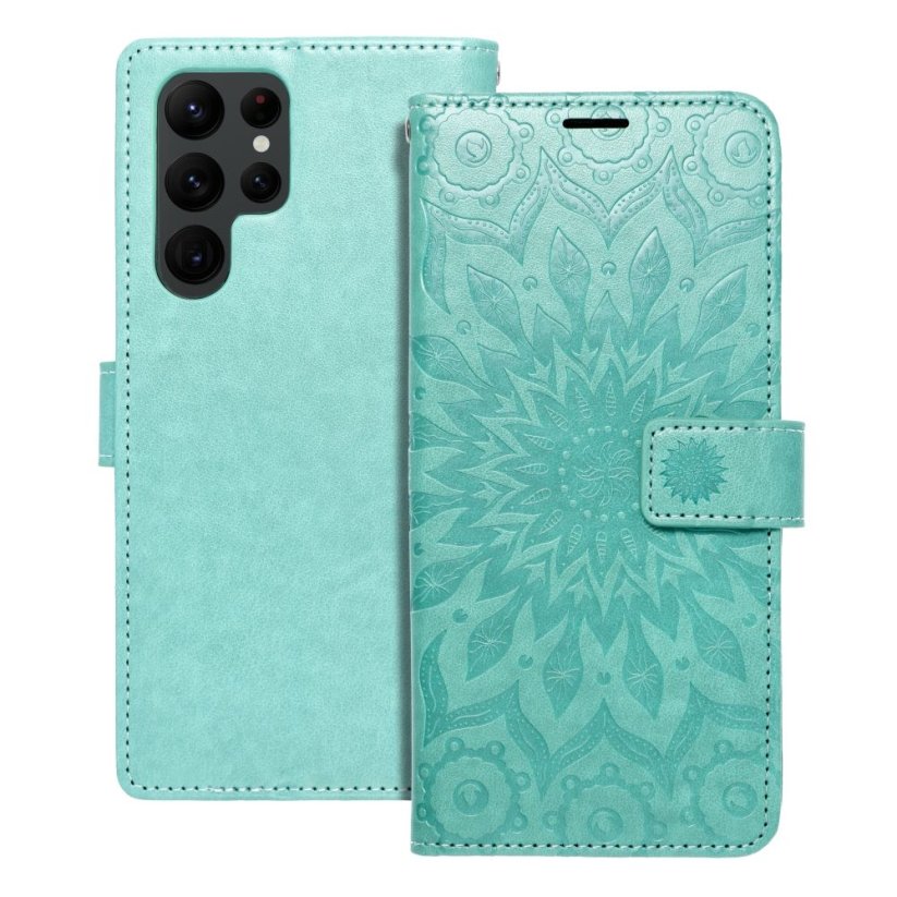 Kryt Mezzo Book Case Samsung Galaxy S22 Ultra Mandala Green