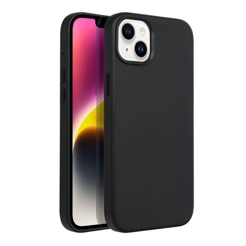 Kryt Leather Mag Cover Case iPhone 14 Plus Black