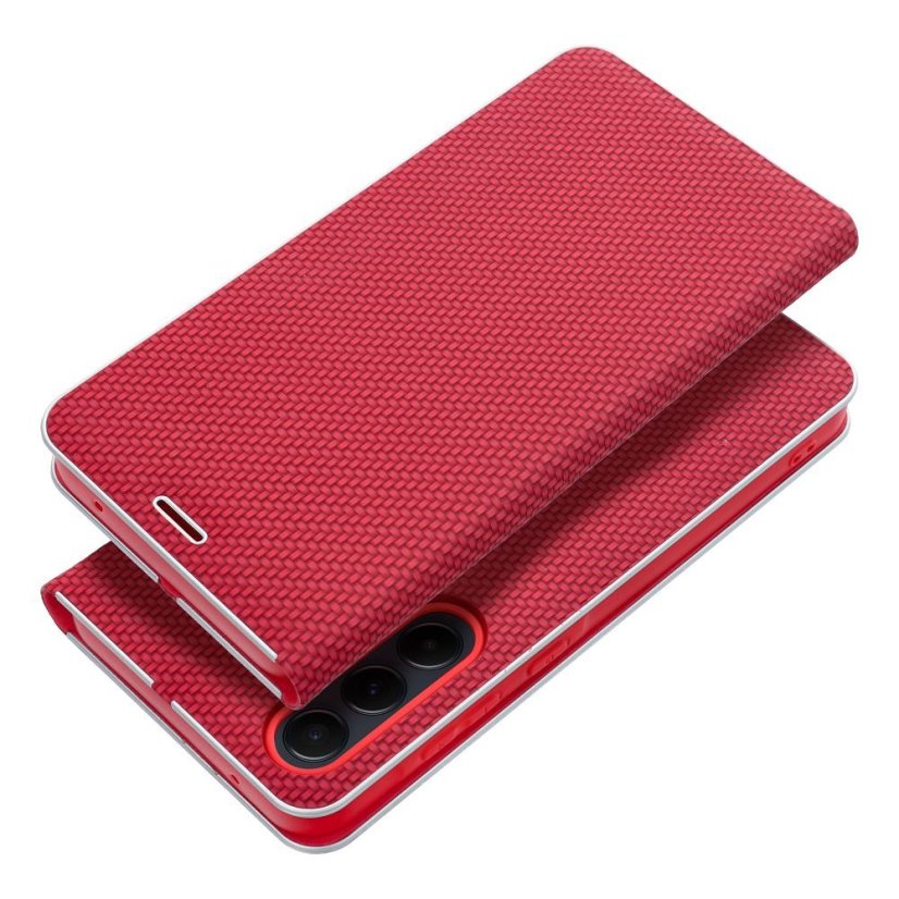 Kryt Luna Book Carbon Xiaomi Redmi Note 15 5G Red