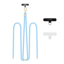 Tech-Protect C7S kötél keresztóraszíj Baby Blue/Gold