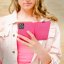 Kryt Canvas Book Case Samsung Galaxy A55 5G Pink