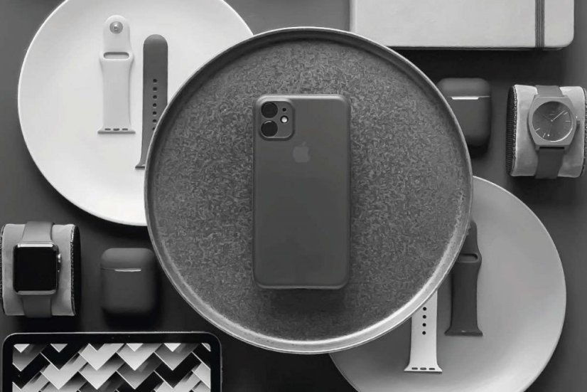 Slim Minimal iPhone 11 fekete
