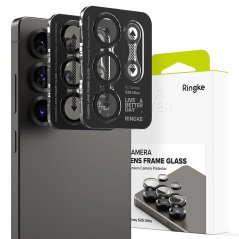 Ochranné sklo zadnej kamery 2ks v balení, set ochranných skiel na kameru Ringke Camera Frame Protector 2-Pack Samsung Galaxy S25 Ultra Black Ochranné sklo zadnej kamery 2ks v balení, set ochranných skiel na kameru Ringke Camera Frame Protector 2-Pack Samsung Galaxy S25 Ultra Black