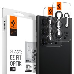 Ochranné sklo zadnej kamery Spigen Optik.Tr ”Ez Fit” Camera Protector 2-Pack Samsung Galaxy S23 Ultra Black