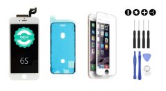 MULTIPACK - Biely LCD displej iPhone 6S + LCD adhesive (lepka pod displej) + 3D ochranné sklo + sada náradia MULTIPACK - Biely LCD displej iPhone 6S + LCD adhesive (lepka pod displej) + 3D ochranné sklo + sada náradia