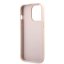Guess PU 4G Metal Logo zadný kryt pre iPhone 13 Pro Max Pink