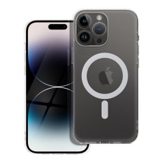 Kryt Frost Mag Cover Case With Camera Protection s MagSafe iPhone 14 Pro Max Priesvitný Kryt Frost Mag Cover Case With Camera Protection s MagSafe iPhone 14 Pro Max Priesvitný